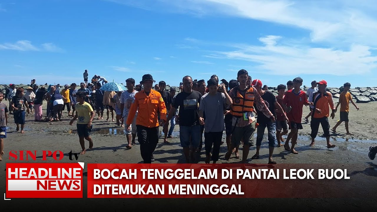 Bocah Tenggelam Di Pantai Leok Buol Ditemukan Meninggal