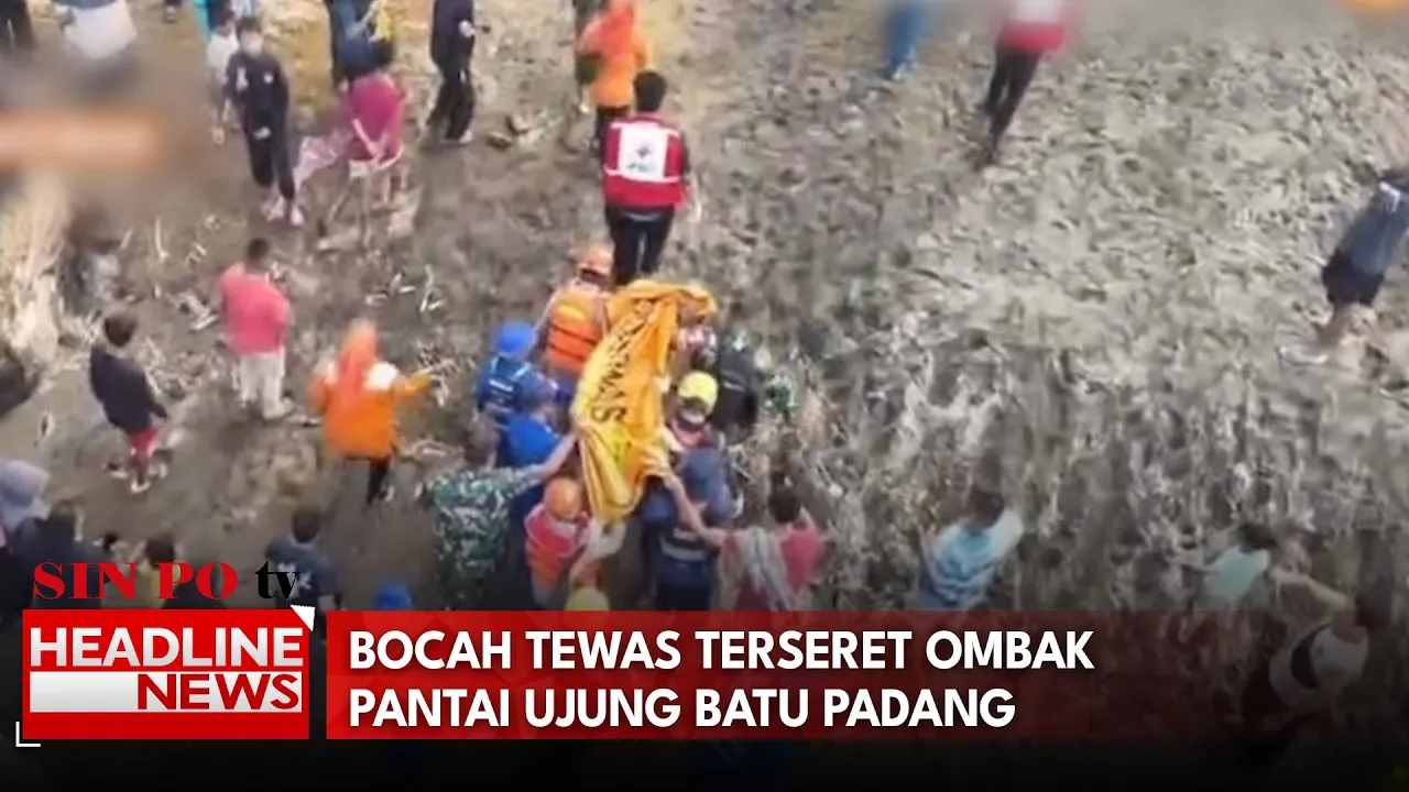 Bocah Tewas Terseret Ombak Pantai Ujung Batu Padang