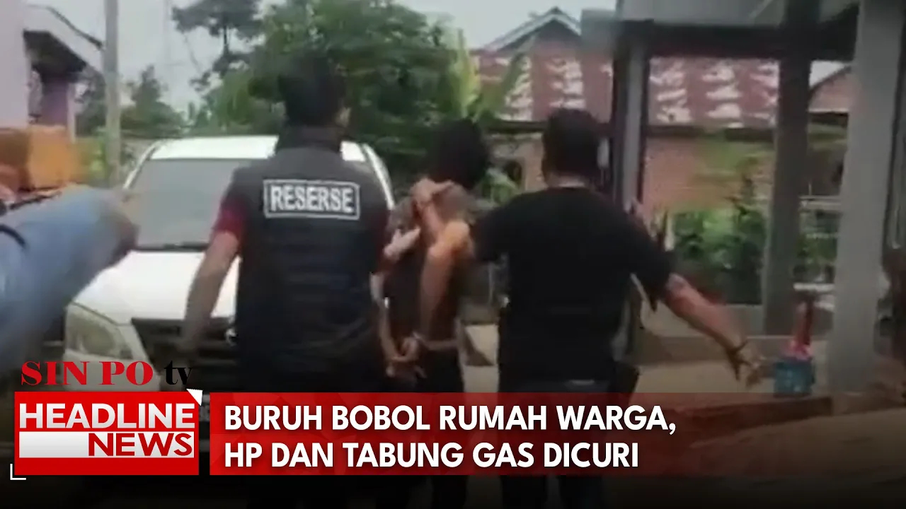 Buruh Bobol Rumah Warga, HP Dan Tabung Gas Dicuri