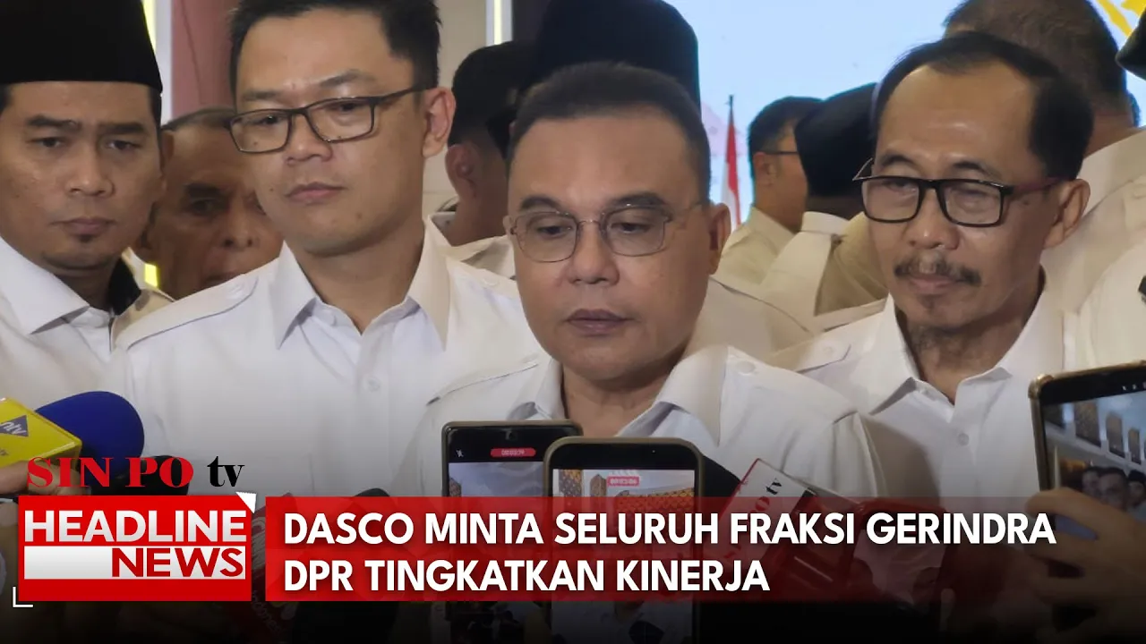 Dasco Minta Seluruh Fraksi Gerindra DPR Tingkatkan Kinerja