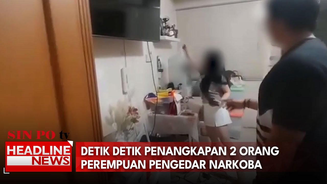 Detik Detik Penangkapan 2 Orang Perempuan Pengedar Narkoba