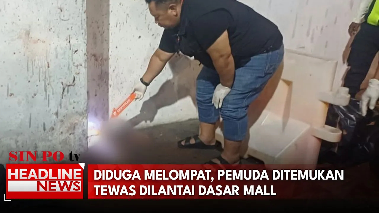 Diduga Melompat, Pemuda Ditemukan Tewas Dilantai Dasar Mall
