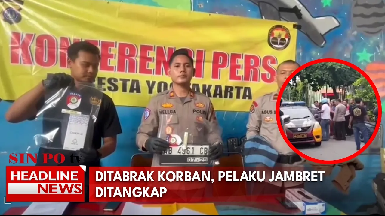 Ditabrak Korban, Pelaku Jambret Ditangkap
