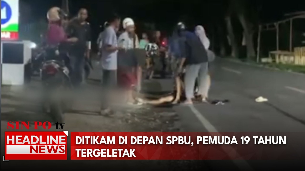 Ditikam Di Depan SPBU, Pemuda 19 Tahun Tergeletak