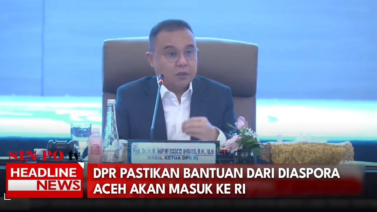 DPR Pastikan Bantuan Dari Diaspora Aceh Akan Masuk Ke RI