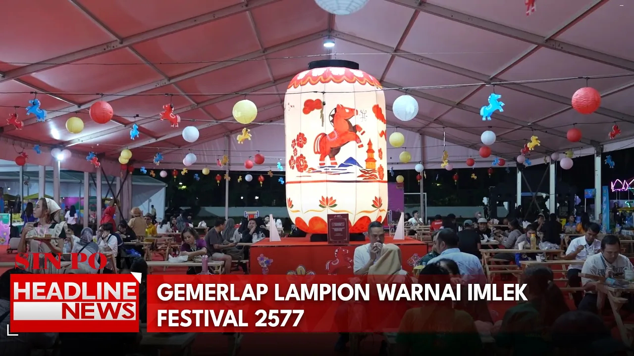 Gemerlap Lampion Warnai Imlek Festival 2577