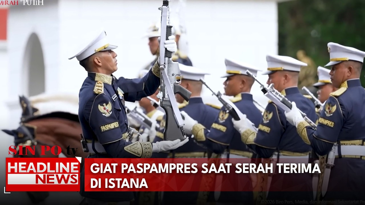 Giat Paspampres Saat Serah Terima Di Istana