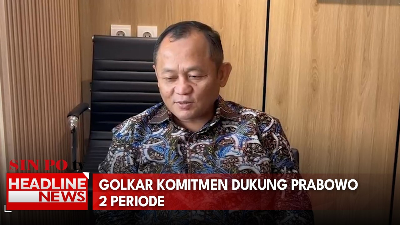 Golkar Komitmen Dukung Prabowo 2 Periode