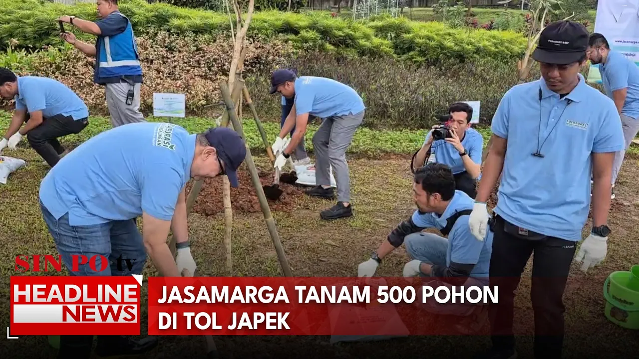 Jasamarga Tanam 500 Pohon Di Tol Japek