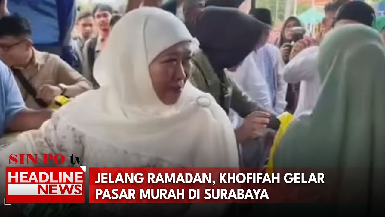 Jelang Ramadan, Khofifah Gelar Pasar Murah Di Surabaya