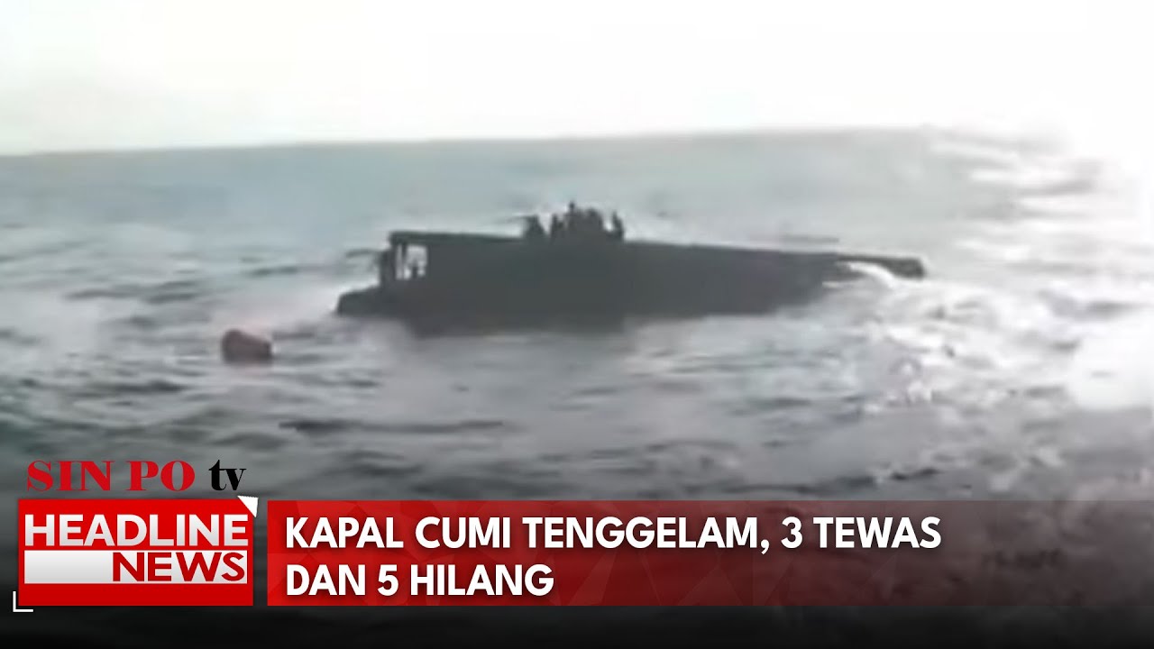 Kapal Cumi Tenggelam, 3 Tewas Dan 5 Hilang