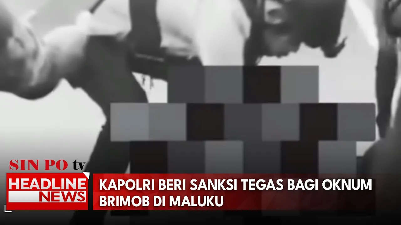 Kapolri Beri Sanksi Tegas Bagi Oknum Brimob Di Maluku
