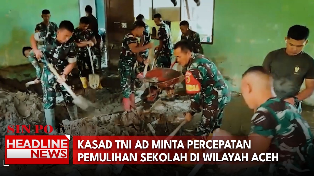 Kasad TNI AD Minta Percepatan Pemulihan Sekolah di Wilayah Aceh