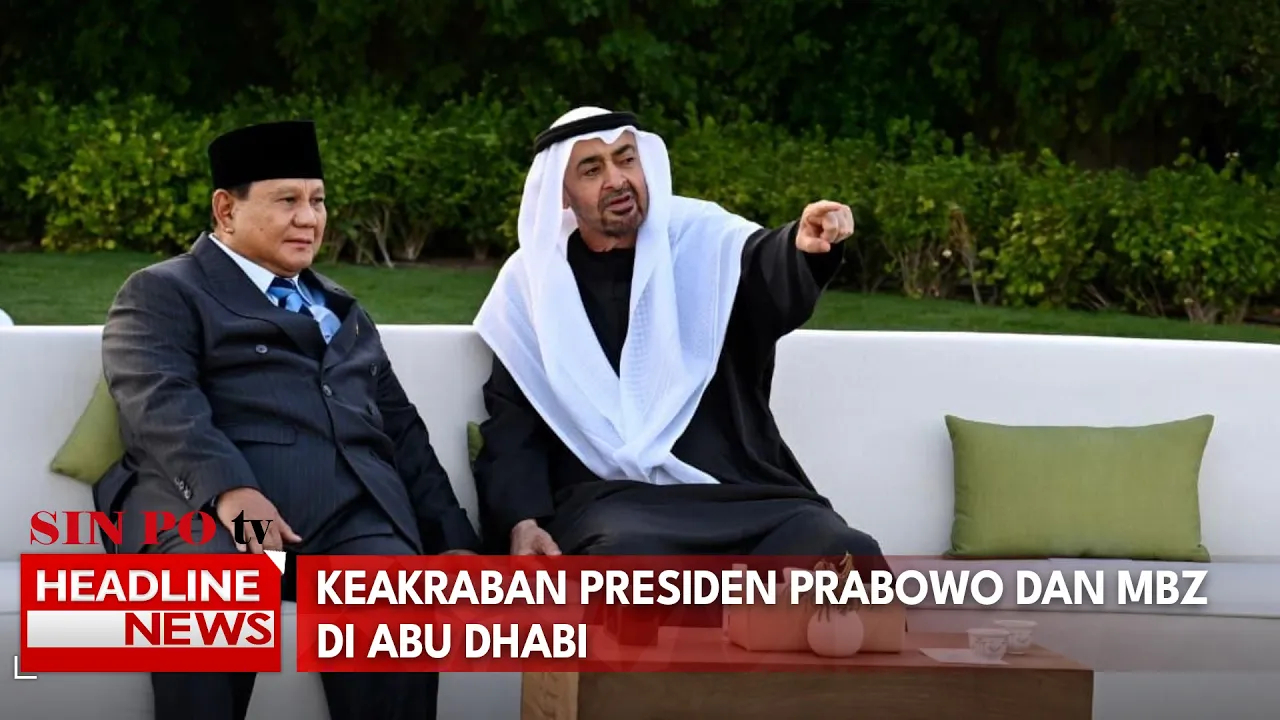Keakraban Presiden Prabowo dan MBZ di Abu Dhabi: Perkuat Investasi & Ekonomi Berkelanjutan!