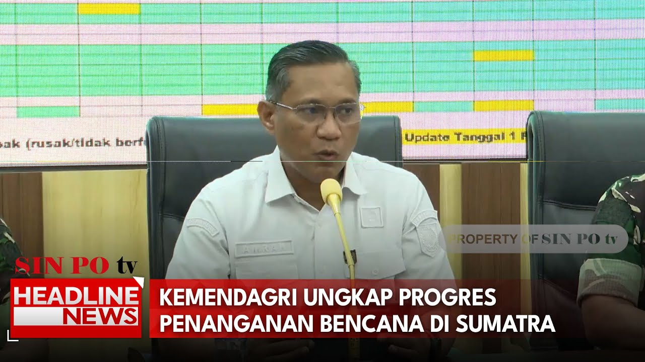 Kemendagri Ungkap Progres Penanganan Bencana Di Sumatra