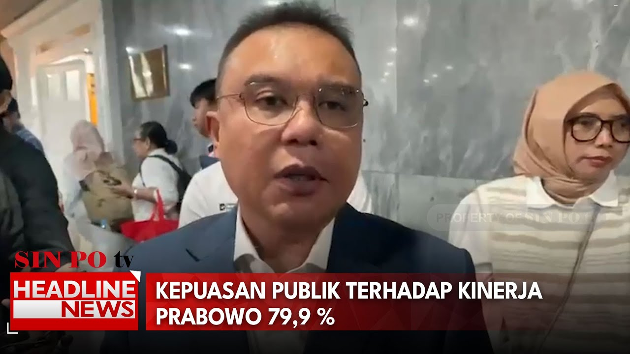 Kepuasan Publik Terhadap Kinerja Prabowo 79,9 %