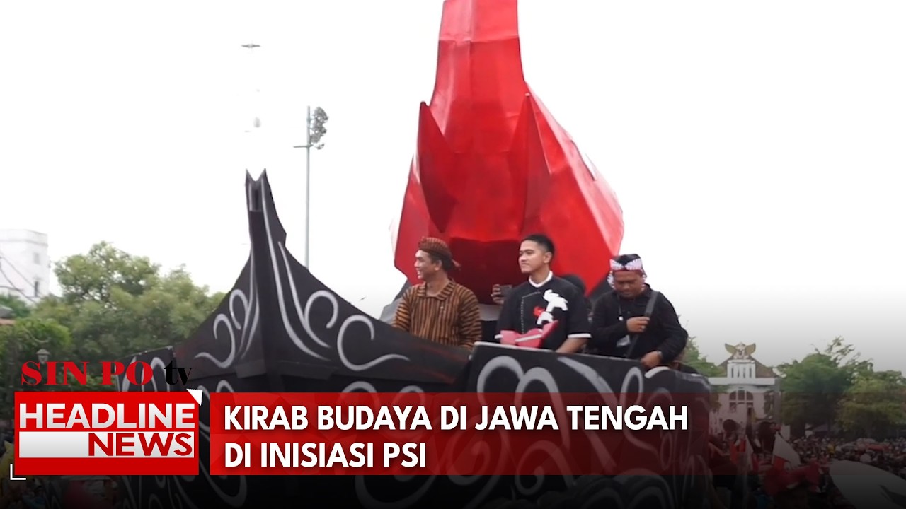 Kirab Budaya Di Jawa Tengah Dihadiri Presiden Ke 7 RI