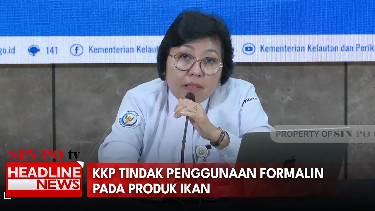 KKP Tindak Penggunaan Formalin Pada Produk Ikan