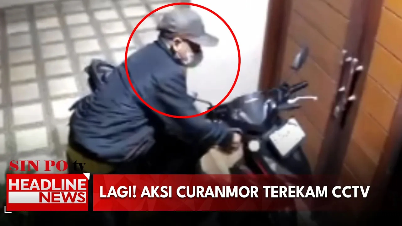 Lagi! Aksi Curanmor Terekam CCTV
