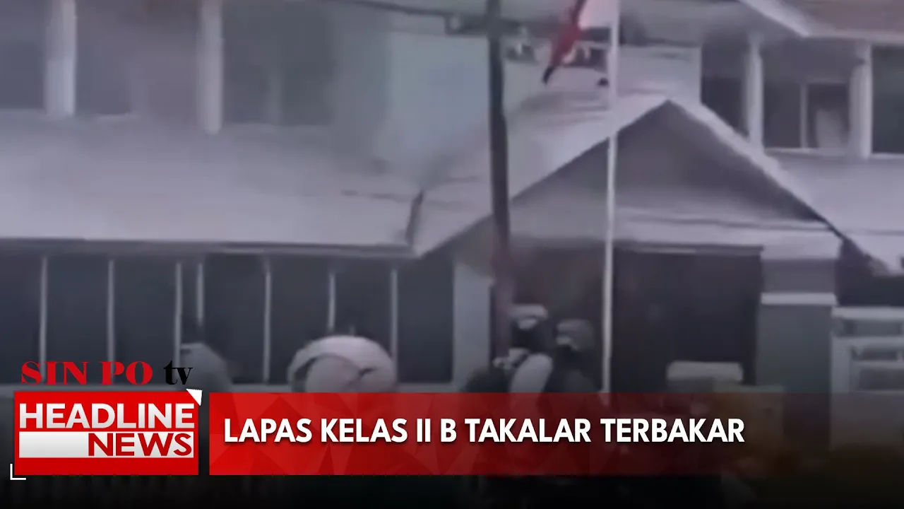 Lapas Kelas II B Takalar Terbakar