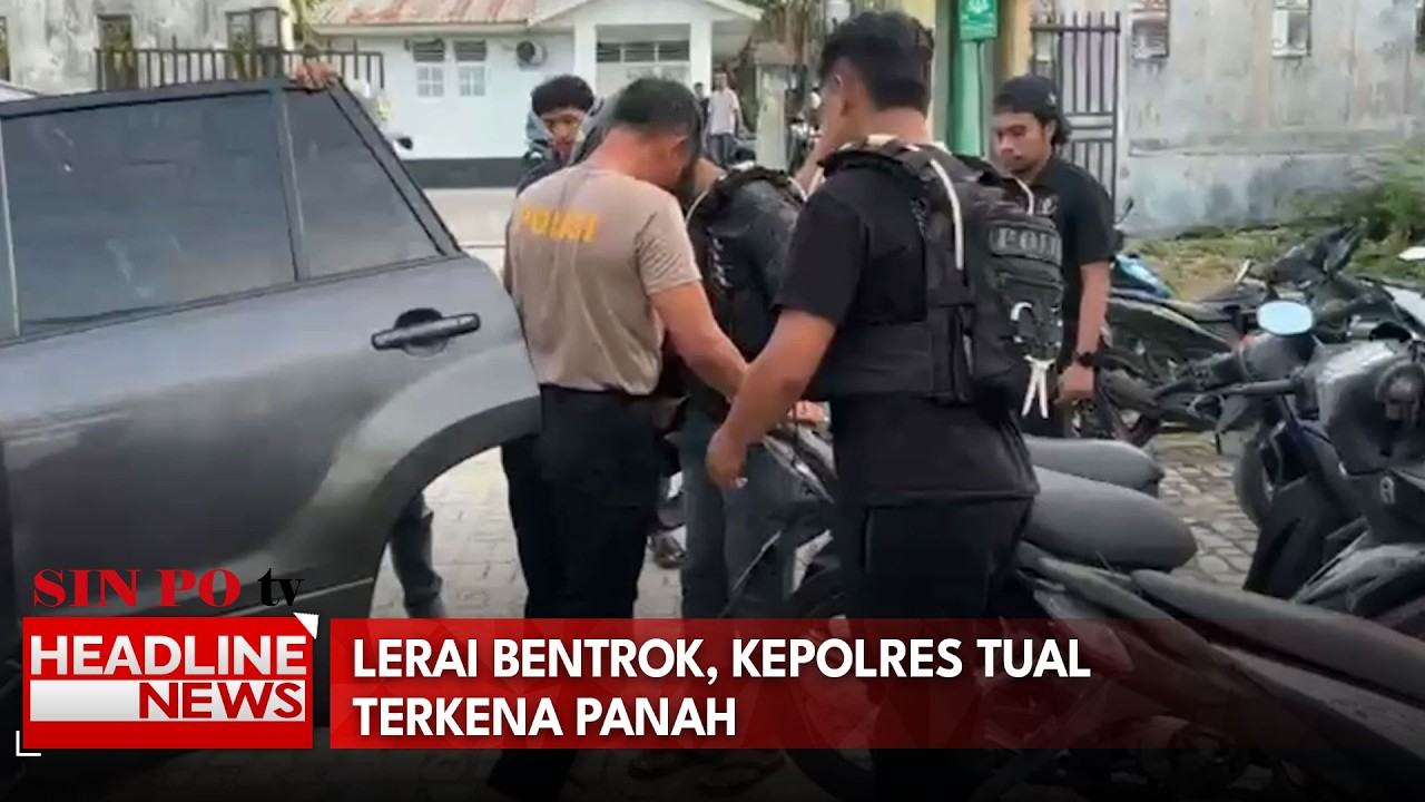 Lerai Bentrok, Kepolres Tual Terkena Panah