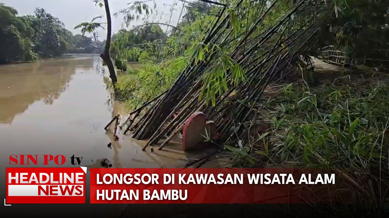 Longsor Di Kawasan Wisata Alam Hutan Bambu