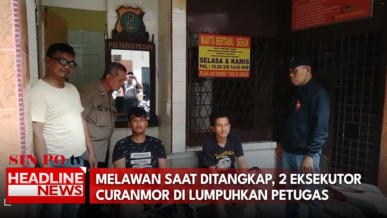 Melawan Saat Ditangkap, 2 Eksekutor Curanmor Di Lumpuhkan Petugas