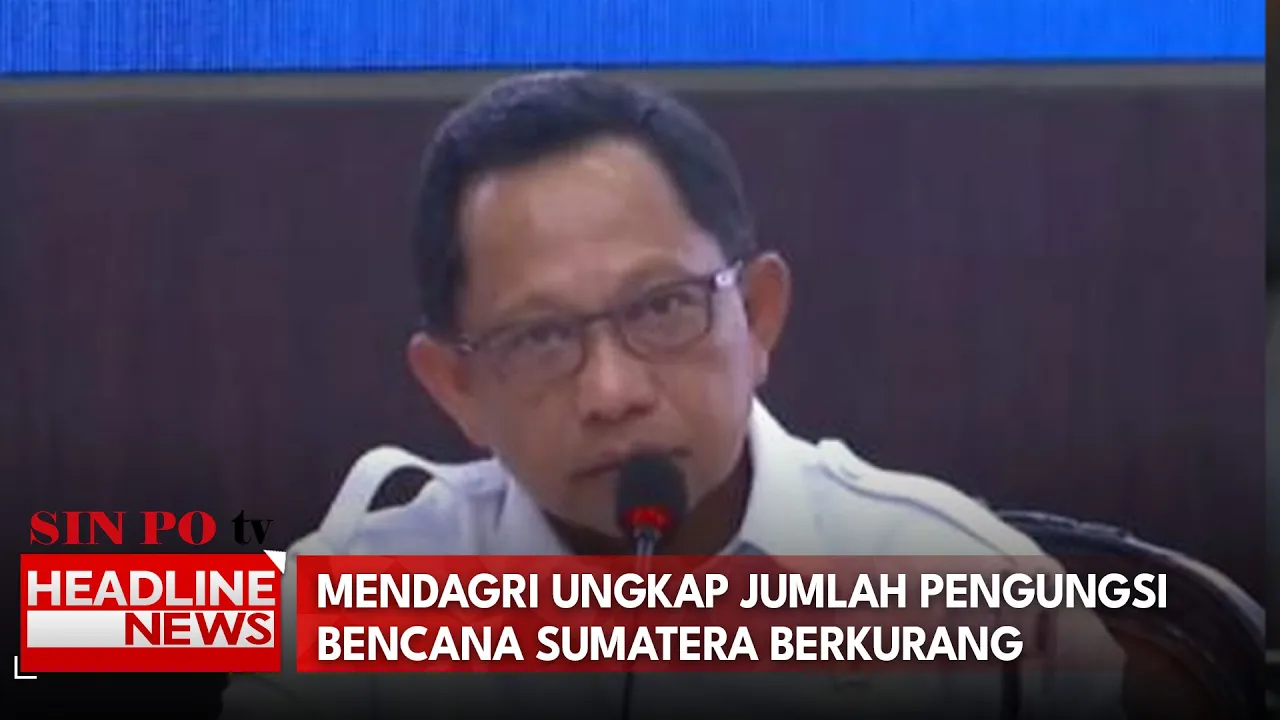 Mendagri Ungkap Jumlah Pengungsi Bencana Sumatera Berkurang