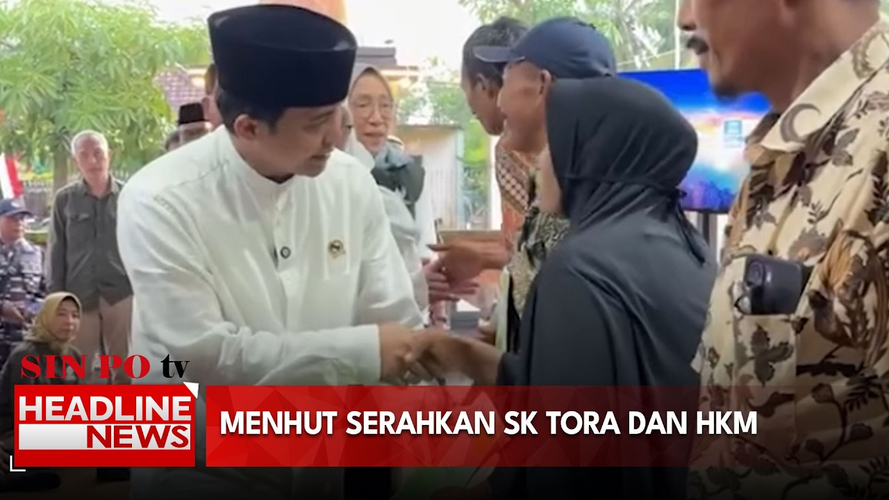 Menhut Serahkan SK Tora Dan HKM