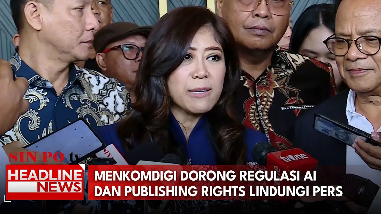 Menkomdigi Dorong Regulasi AI dan Publishing Rights Lindungi Pers