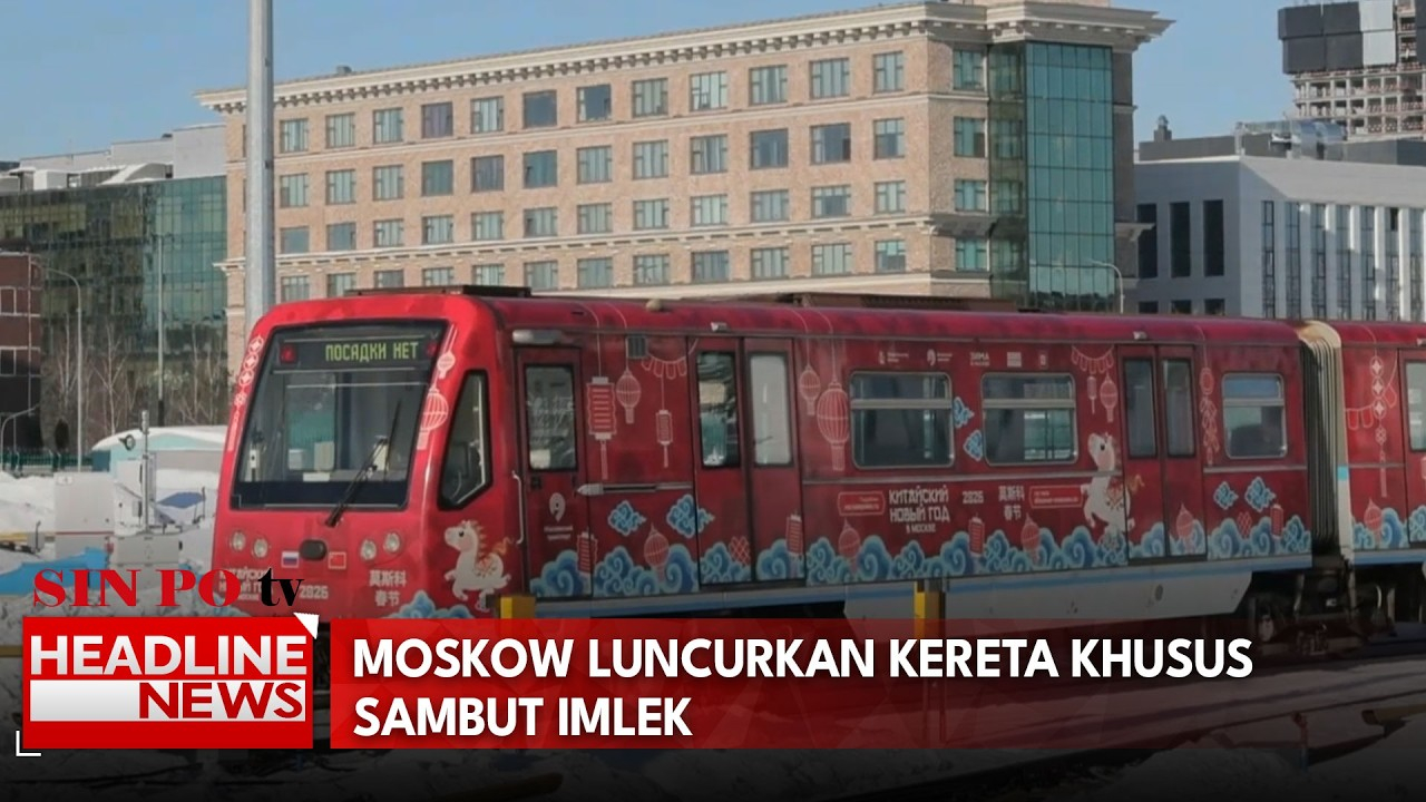 Moskow Luncurkan Kereta Khusus Sambut Imlek