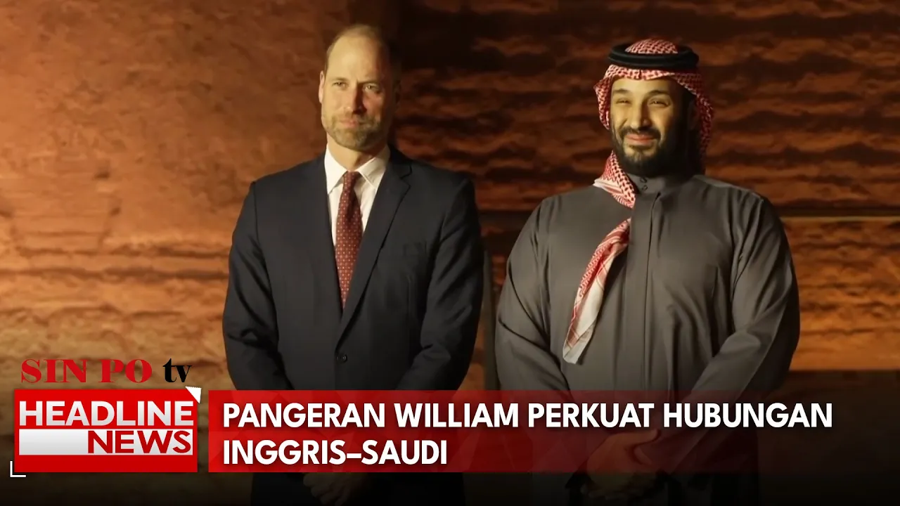 Pangeran William Perkuat Hubungan Inggris–Saudi