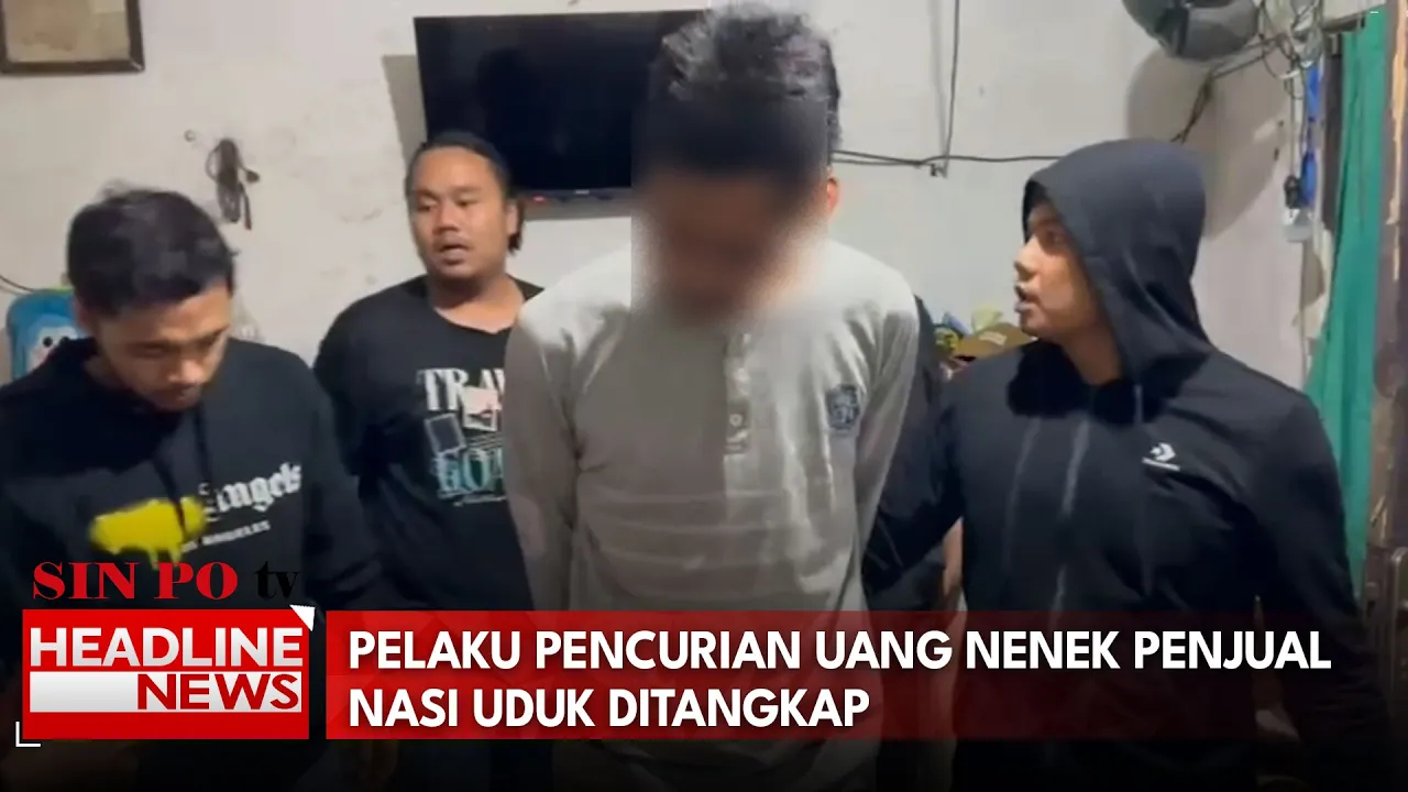 Pelaku Pencurian Uang Nenek Penjual Nasi Uduk Ditangkap