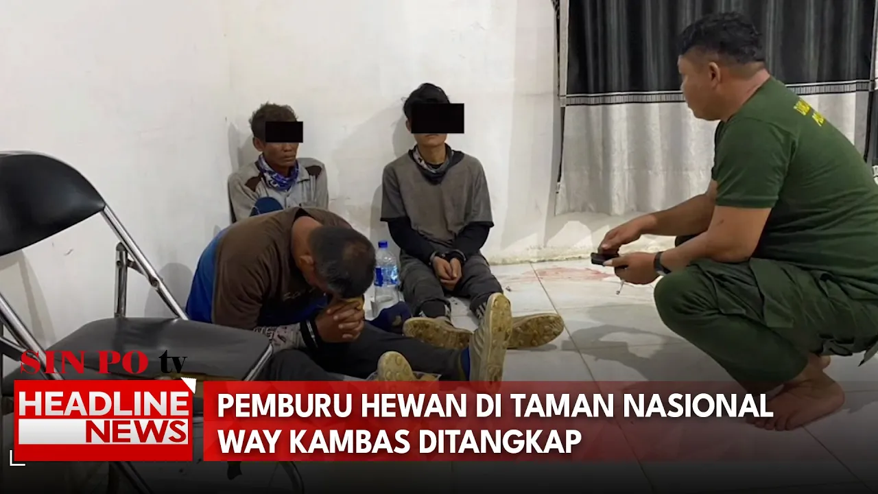 Pemburu Hewan Di Taman Nasional Way Kambas Ditangkap