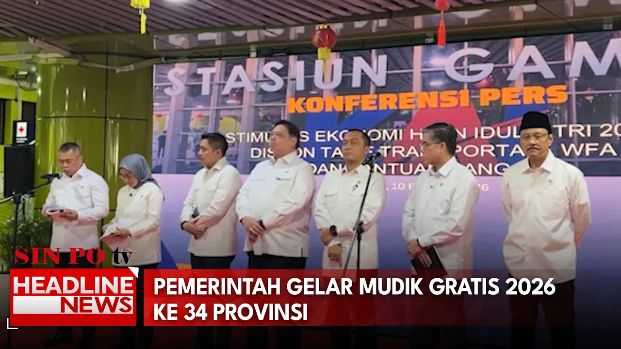 Pemerintah Gelar Mudik Gratis 2026 Ke 34 Provinsi