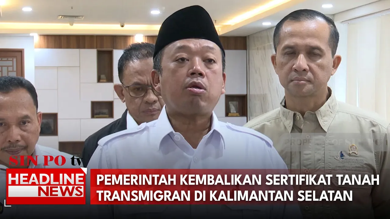 Pemerintah Kembalikan Sertifikat Tanah Transmigran Di Kalimantan Selatan