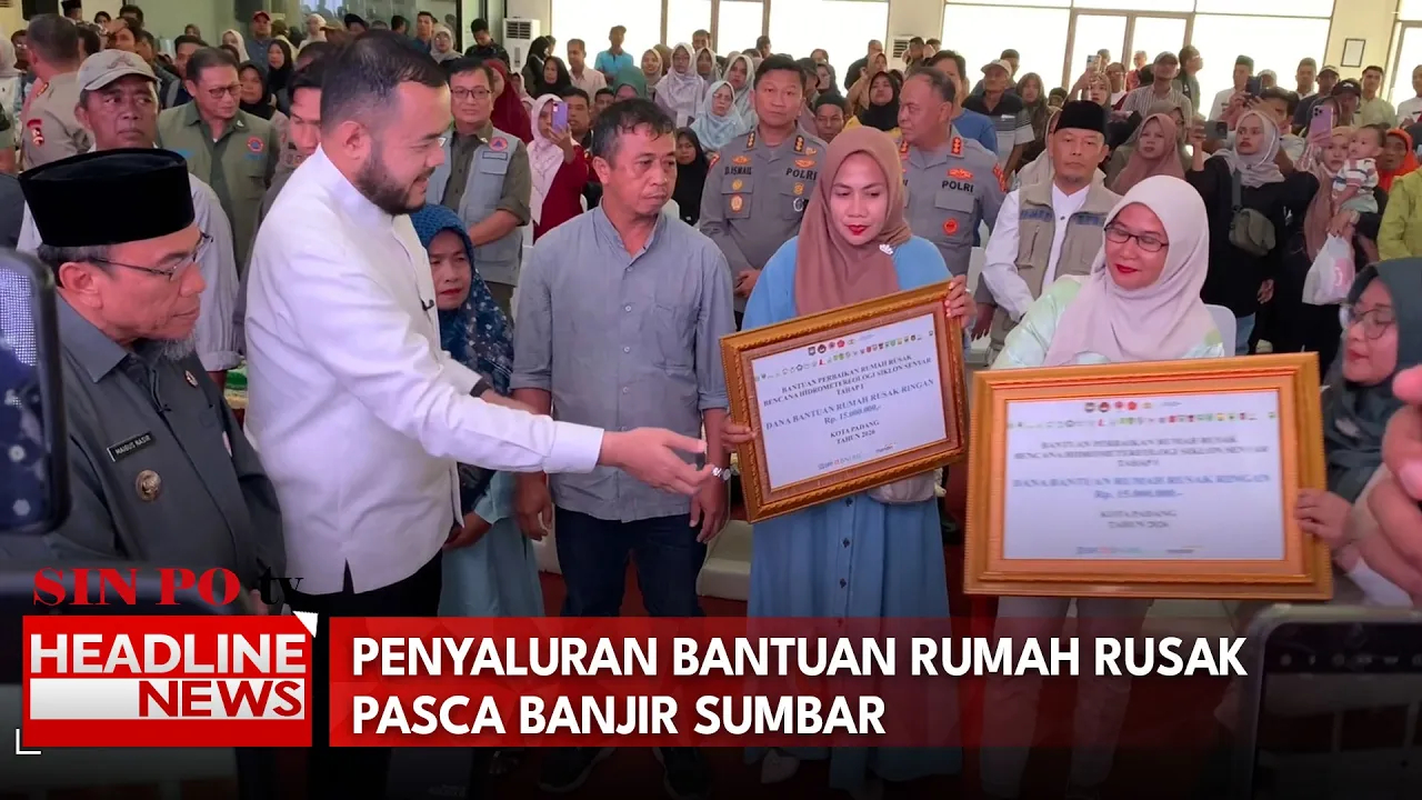 Pemerintah Salurkan Milyaran Rupiah Stimulan Rumah Rusak Korban Banjir Sumatra Barat