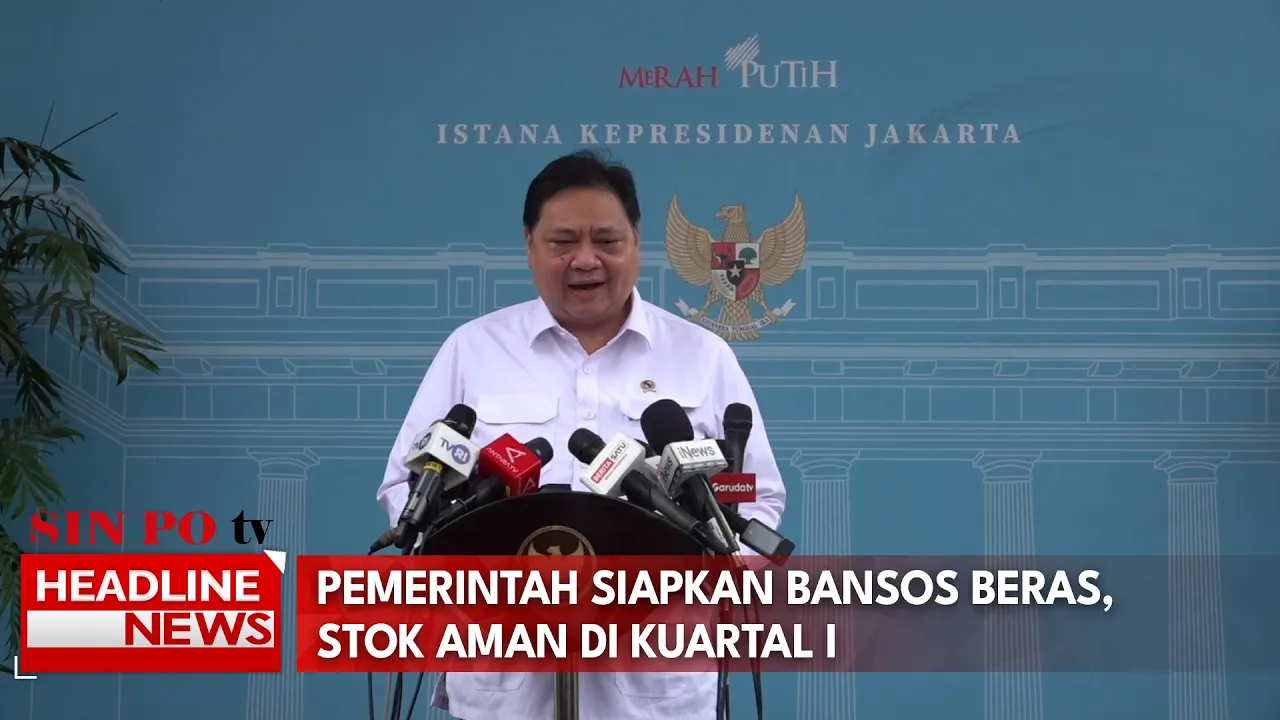 Pemerintah Siapkan Bansos Beras, Stok Aman di Kuartal I