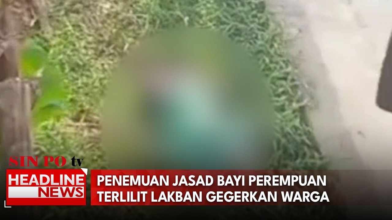 Penemuan Jasad Bayi Perempuan Terlilit Lakban Gegerkan Warga