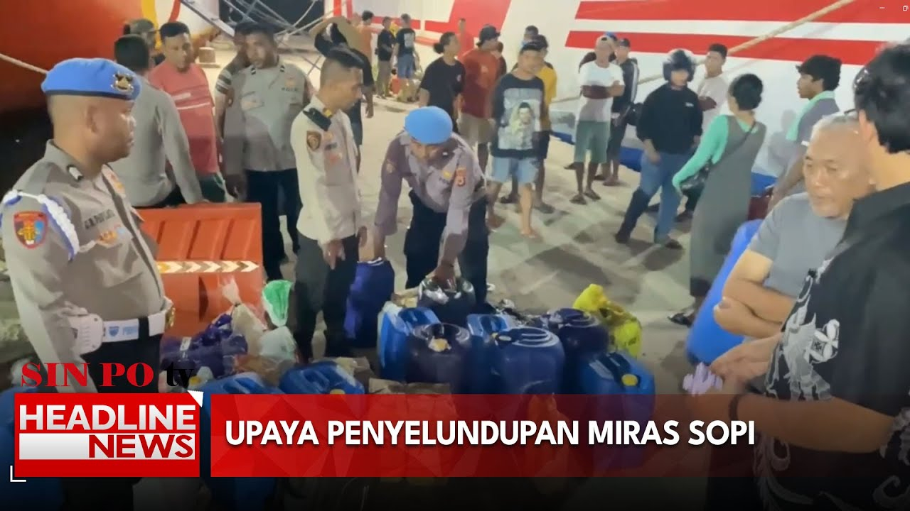Penyeludundupan 700 Liter Miras Ilegal Berhasil Digagalkan Tim Pekat Polda Maluku