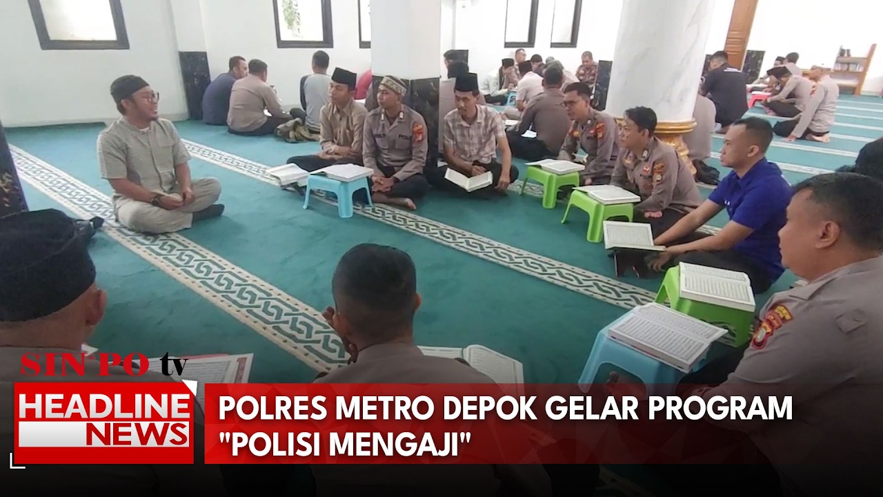 Perkuat Rohani Di Bulan Suci, Polres Metro Depok Gelar Program "Polisi Mengaji"