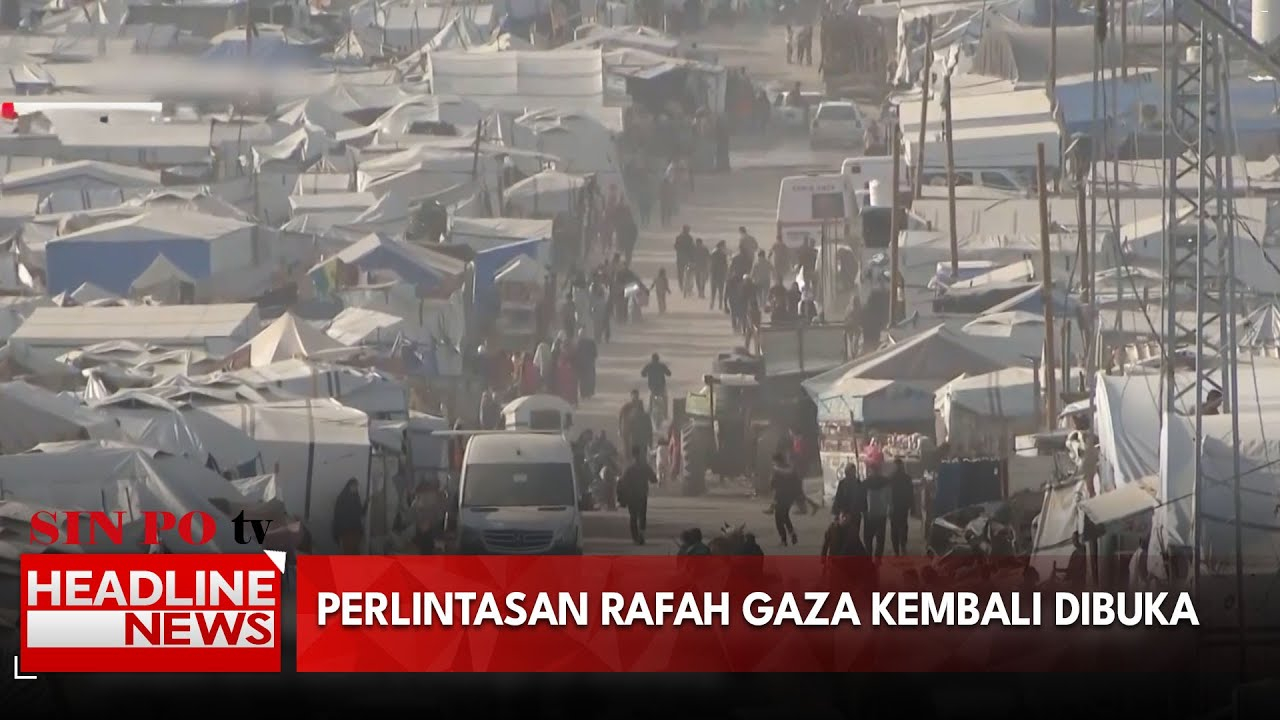 Perlintasan Rafah Gaza Kembali Dibuka