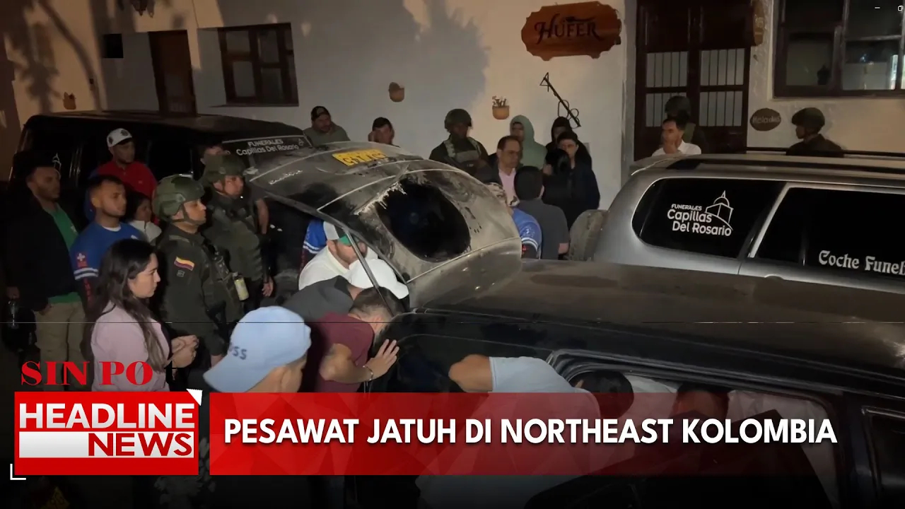Pesawat Jatuh Di Northeast Kolombia