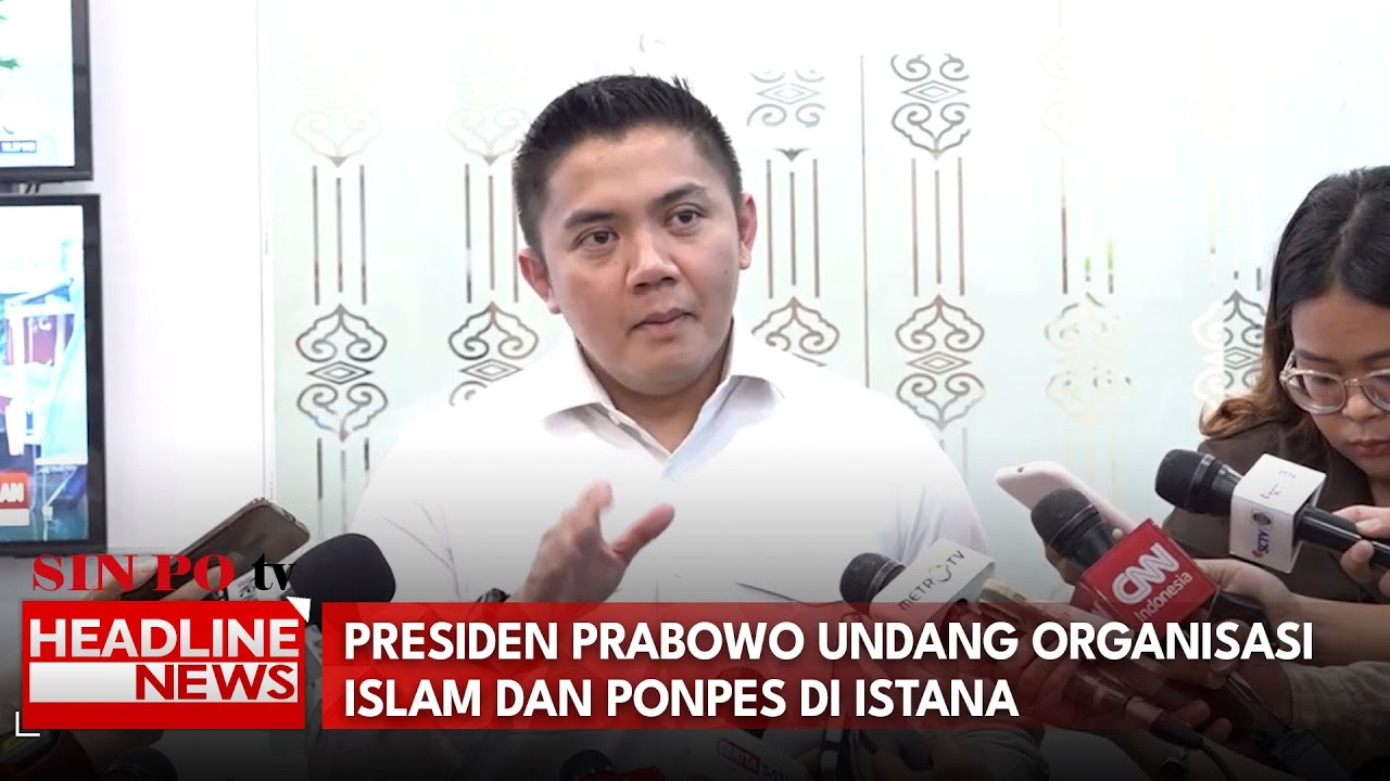 Presiden Prabowo Undang Organisasi Islam Dan Ponpes Di Istana
