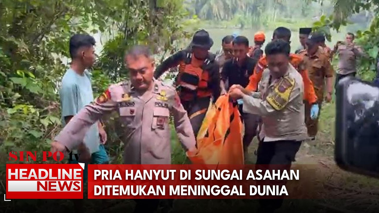 Pria Hanyut Di Sungai Asahan Ditemukan Meninggal Dunia