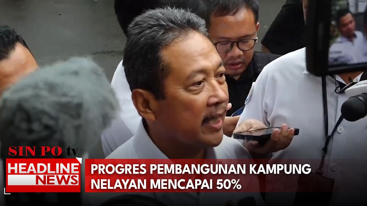 Progres Pembangunan Kampung Nelayan Mencapai 50%