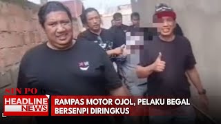 Rampas Motor Ojol, Pelaku Begal Bersenpi Diringkus