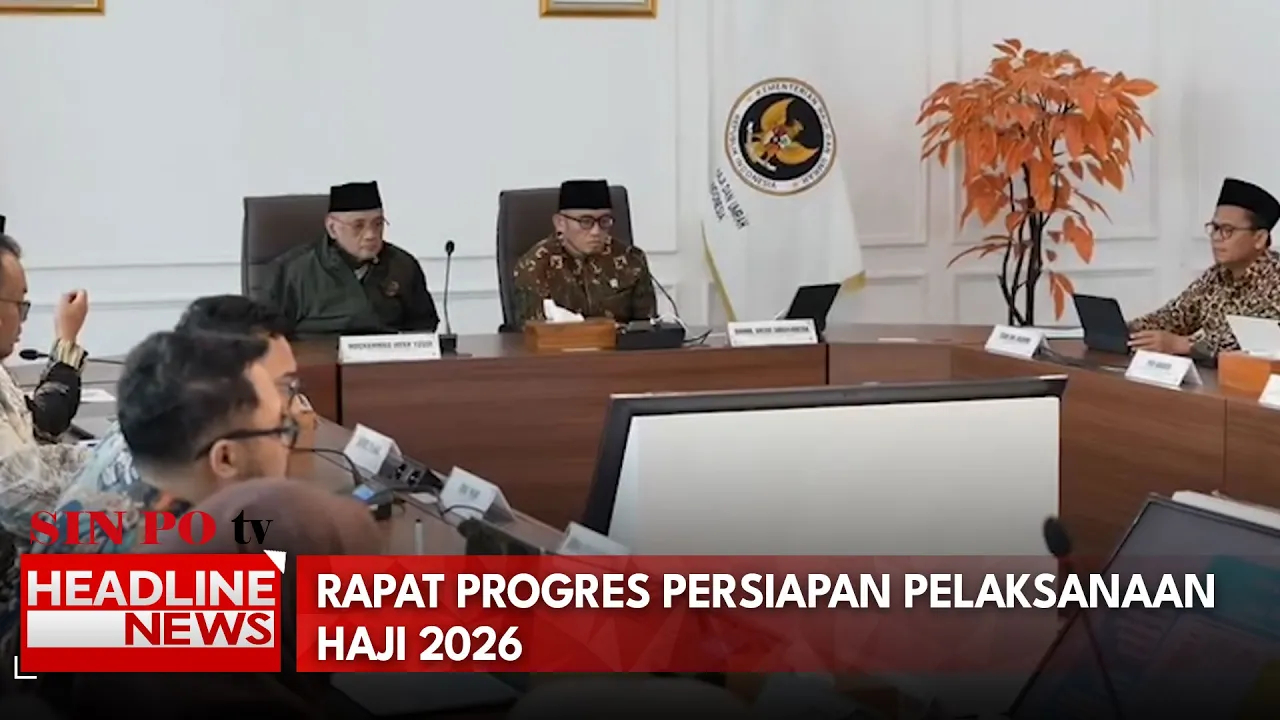Rapat Progres Persiapan Pelaksanaan Haji 2026