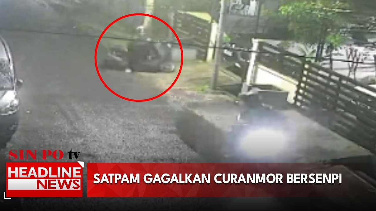 Satpam Gagalkan Curanmor Bersenpi