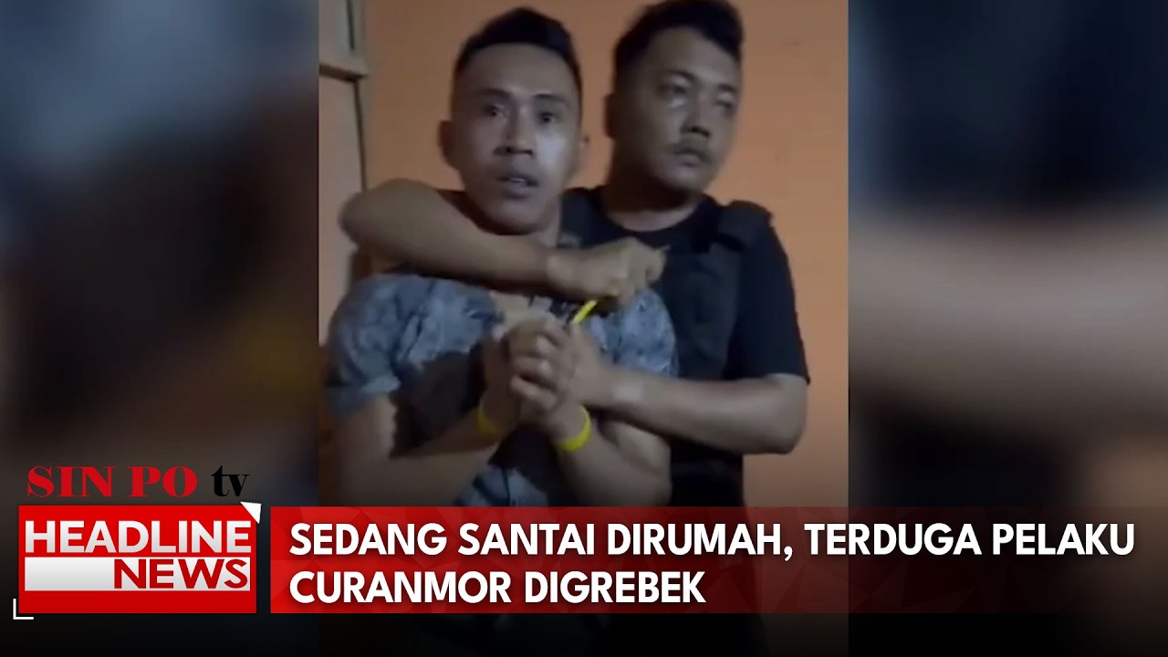 Sedang Santai Dirumah, Terduga Pelaku Curanmor Digrebek